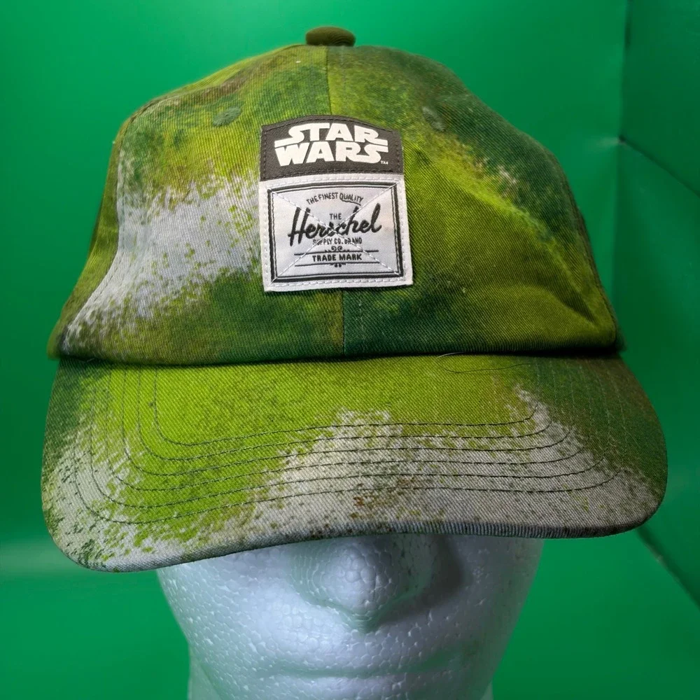Star Wars x Herschel Collab Hat Green Return of the Jedi 40th Endor Camo Cap
